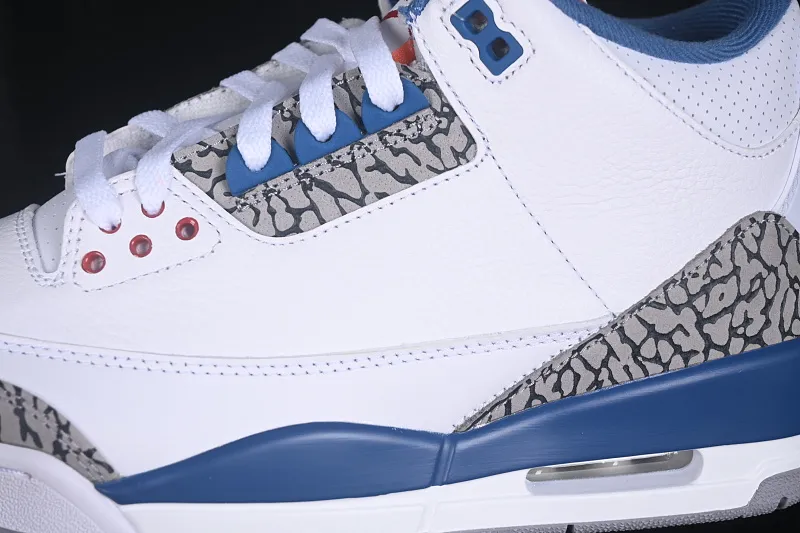 All categories Air Jordan Jordan series basketball shoes Air Jordan 3 GX foreign trade version Air Jordan 3 Retro "True Blue" AJ3 Joe 3 true blue color IF4396-104